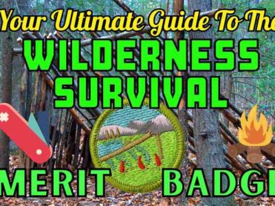 Wilderness survival badge tips