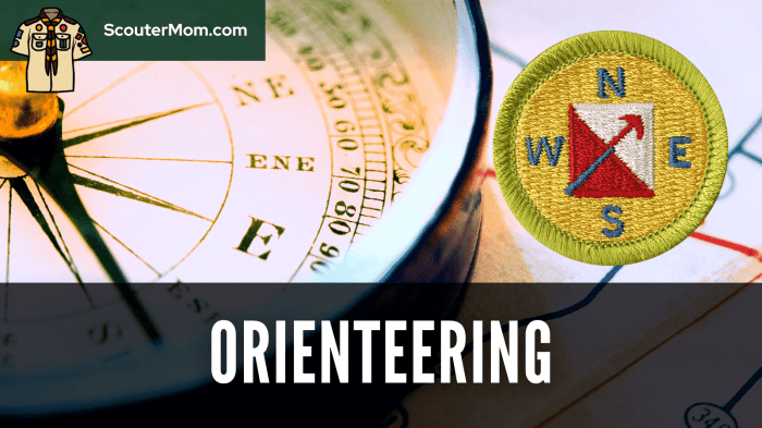 Merit badge orienteering