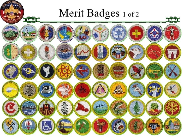 Sash badge merit scouts patches