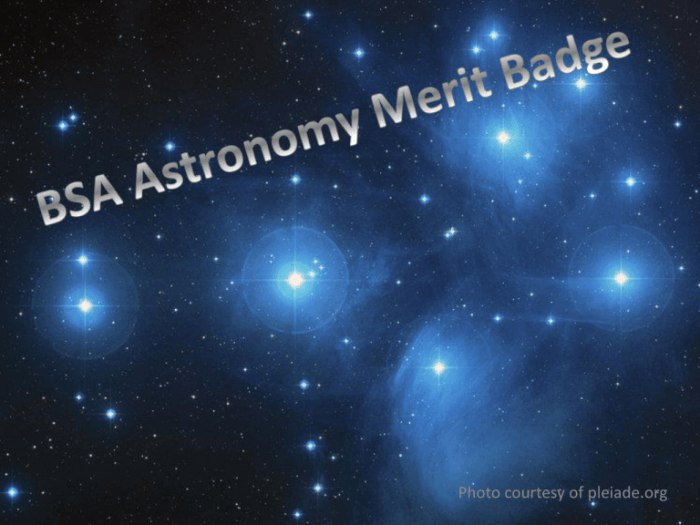 Astronomy scoutwiki merit