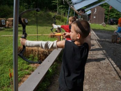 Archery equipment for scout activities