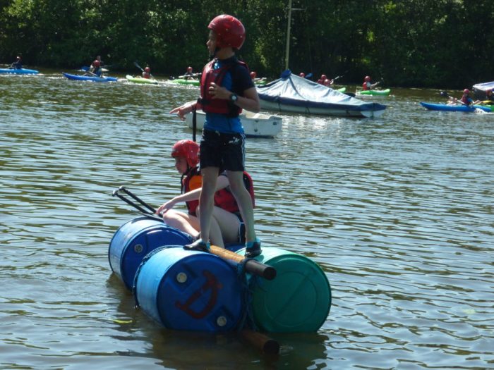 Scouts activities paddle ladyburn druridge nobody jumping avoided jetty kayaking