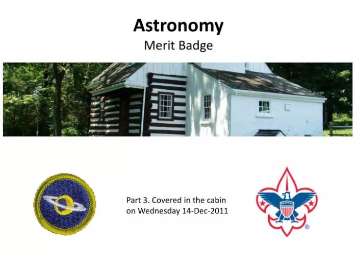Astronomy merit badge night sky observation