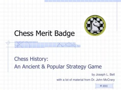 Chess merit badge requirements presentation slideserve